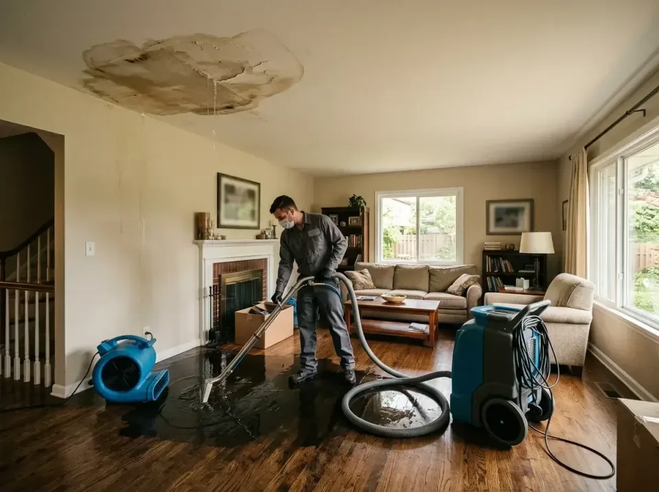 attic-pipe-burst-ceiling-drip-008 — frequently asked questions, Water Damage Restoration & Carpet Care in Milan, MI